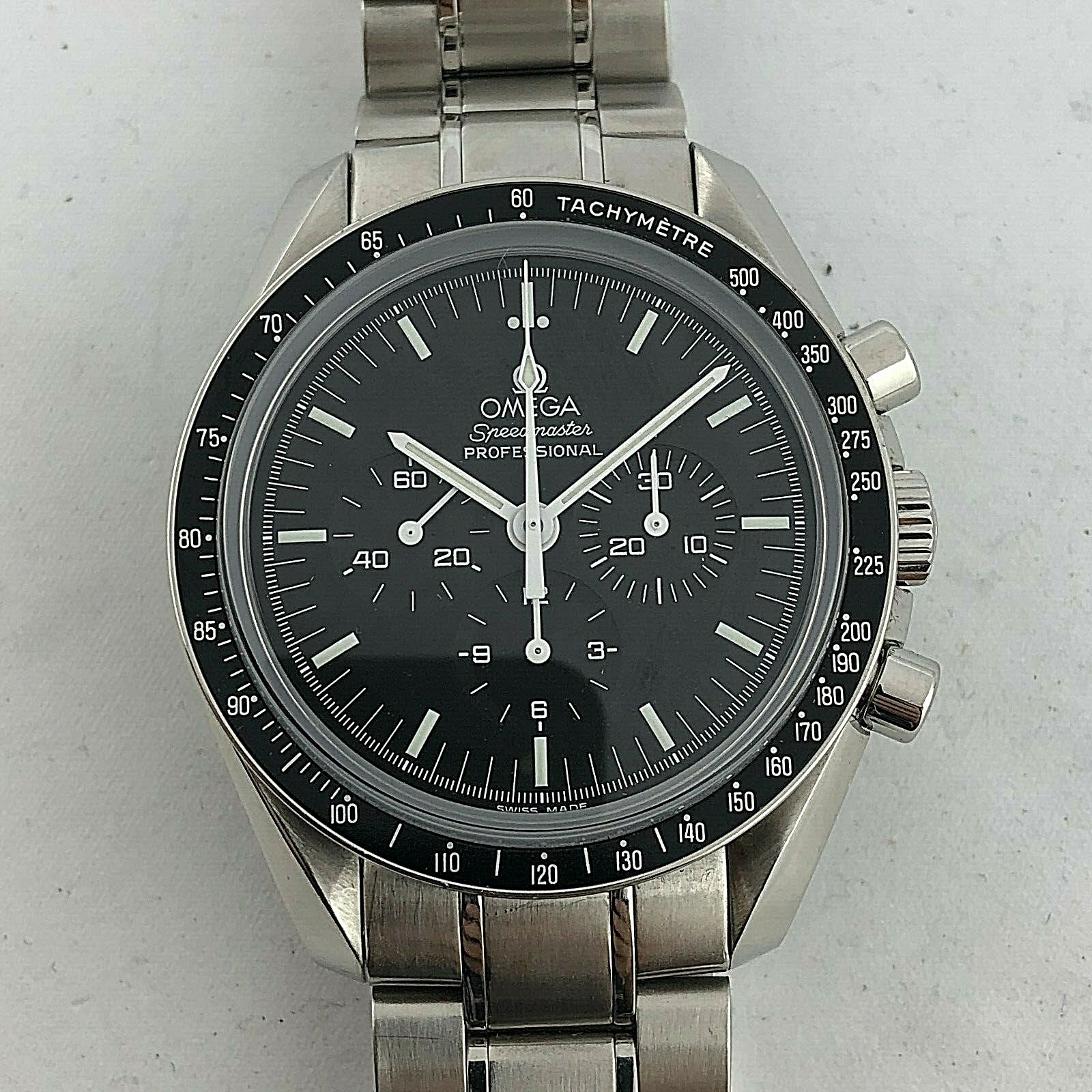 Omega Speedmaster Moonwatch Professional Chronograph Men S Black Watch 311 30 42 30 01 006 For Sale Online Ebay