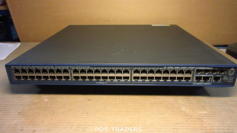 HP JG302A A3600-48-PoE+ v2 EI 48x Port Managed L3 Switch with PoE+ EI + 4x SFP