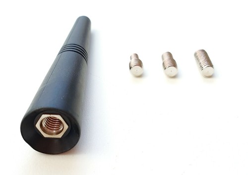 Antenna In Alluminio Auto 8,8Cm / 9Cm Nera Per Ford Focus I II Mondeo Puma - Foto 4 di 11