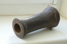~~~ RAR Antique Important Round Mortar Cannon Cast Iron 19th C. ~~~