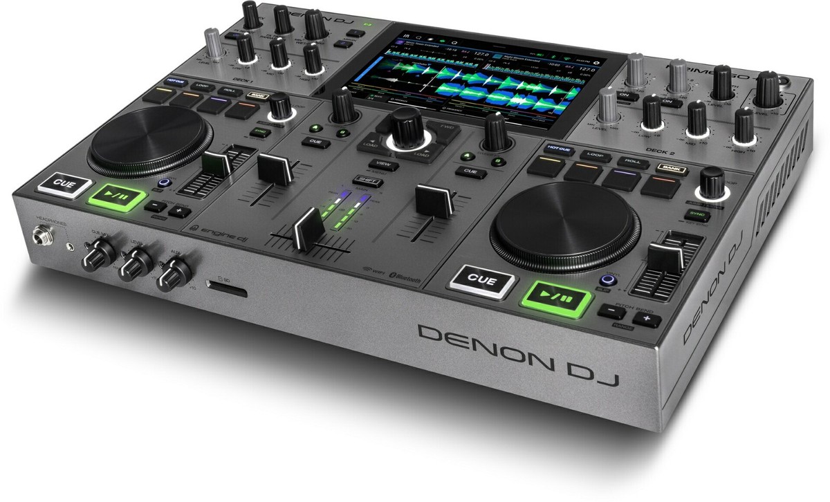 Denon DJ Prime GO+ Plus Portable 2-deck Standalone DJ System