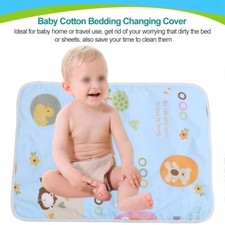 Baby Cotton Urine Mat Diaper Nappy Bedding Changing Cover Pad A  