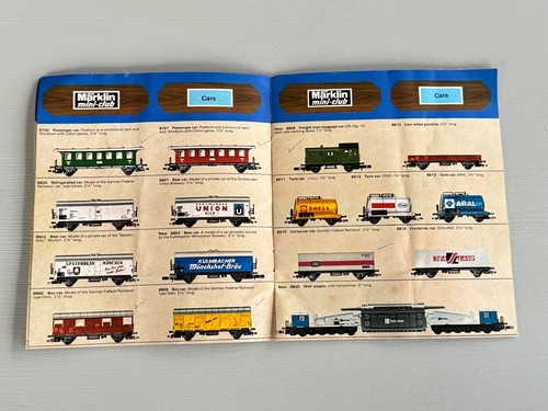 Vintage Marklin Mini Club Catalog 1973 Smallest Electric Railroad Train Ad - Picture 5 of 9