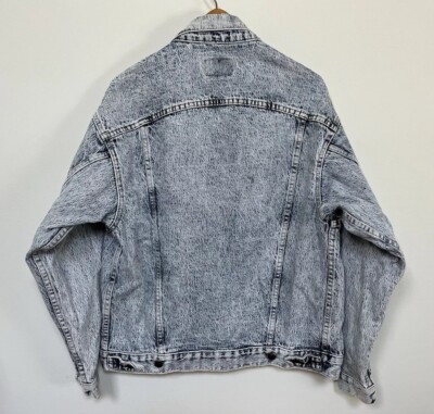 Vintage 80s Levi's Jacket Medium 70507 0520 Acid Wash Jacket Denim