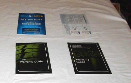 2011 FORD EXPLORER OWNER MANUAL 8/PC.SET W/ MY TOUCH & BLACK DENIM FORD CASE - Picture 4 of 5