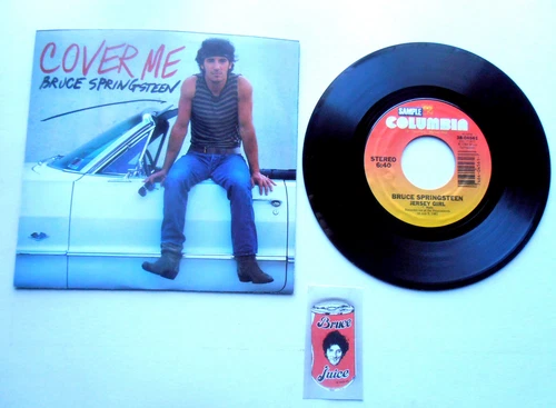 BRUCE SPRINGSTEEN COVER ME 45 RPM NM WITH MYSTERY INSERT AND BONUS