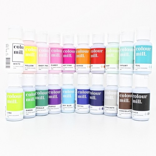 20ml Colour Mill Food Colouring Oil Based Edible MULTI SETS eBay