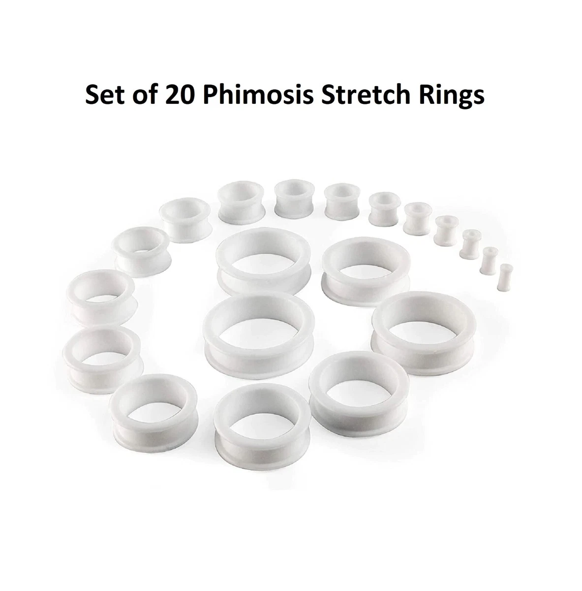 Phimosis Stretching kit (3 mm to 38 mm)