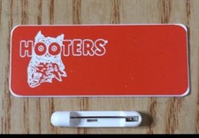HOOTERS Uniform Collectible Pin Customize Personalize YOUR NAME TAG NEW  