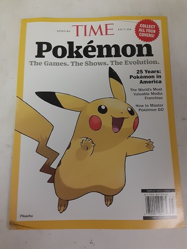Time Magazine Special Edition 25 Years of POKEMON in America 2024 Pikachu
