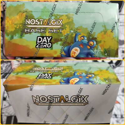 Nostalgix TCG - Day Zero KS (Kickstarter) - Booster Box - Sealed | eBay Nostalgix TCG - Day Zero KS (Kickstarter) - Booster Box - Sealed | eBay