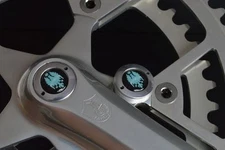 Bianchi crankset dust caps fit shimano campagnolo ofmega gipiemme vintage