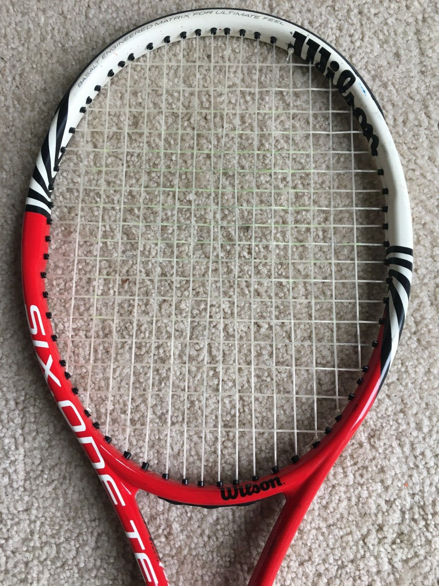 Wilson BLX Six Team 95 16x18 4 3/8 Tennis Racket #9483-1 | eBay