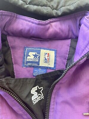 Vintage Phoenix Suns Starter Puffer Jacket vtg XL hood half Vintage Phoenix Suns Starter Puffer Jacket vtg XL hood half