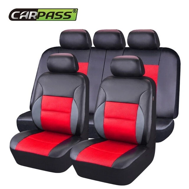 Forros De Cuero Para Asientos De Carro Auto Toyota Honda Hyundai Nissan Kia Ford - Imagem 2 de 4