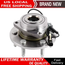4WD Front Wheel Bearing Hub Assembly for 14-2018 Chevy Silverado 1500 GMC Sierra