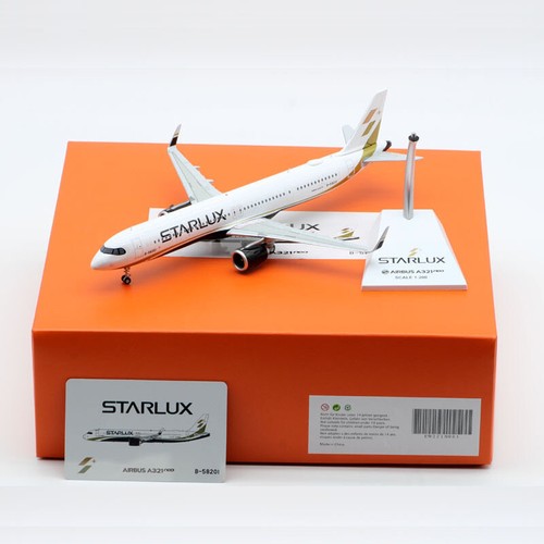 Modelo de avión fundido a presión 1:200 JC Wings Starlux Airlines Airbus A321NEO JET B-5820 - Imagen 1 de 12