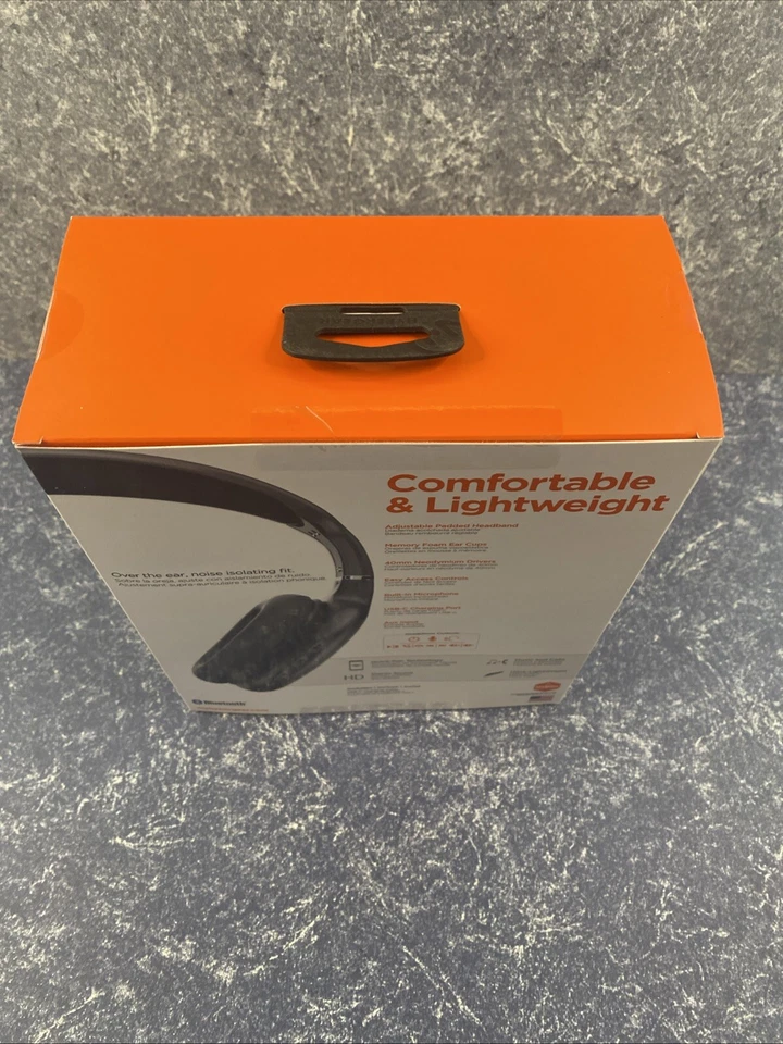 HyperGear Bold Sound Unplugged Headphones, Black NEW Bluetooth - Image 4 of 4