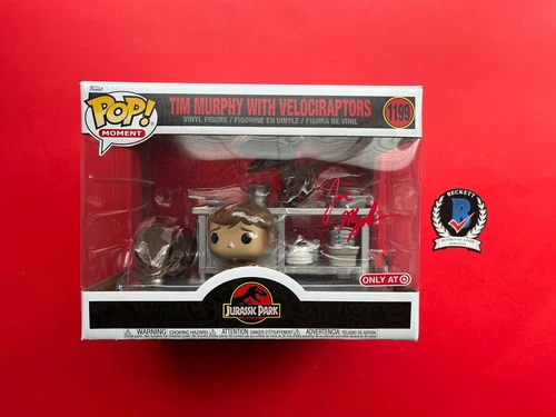 Joseph Mazzello Signed Jurassic Park Funko Pop Beckett COA Tim Murphy 1199