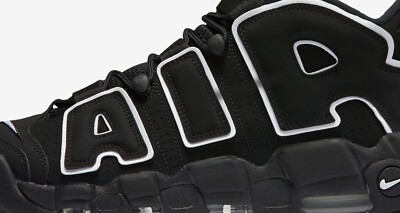 Nike Air More Uptempo Black White 414962-002 Men's Sneakers [US6