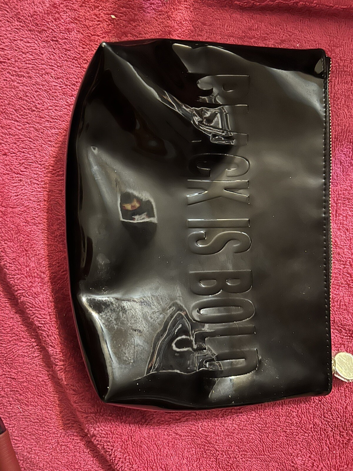 YSL YVES SAINT LAURENT borsa trucco nera brevettata custodia cosmetica NERA È AUDACE