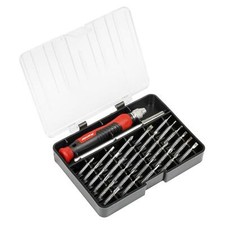 Image of Sealey Precision Bit Screwdriver Set 32pc Slotted, Phillips, Pozi, TRX-Star, Hex
