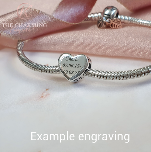 Dog / Cat Blue Paw Charm Genuine 925 Sterling Silver - Engraved / Personalised - Picture 3 of 6