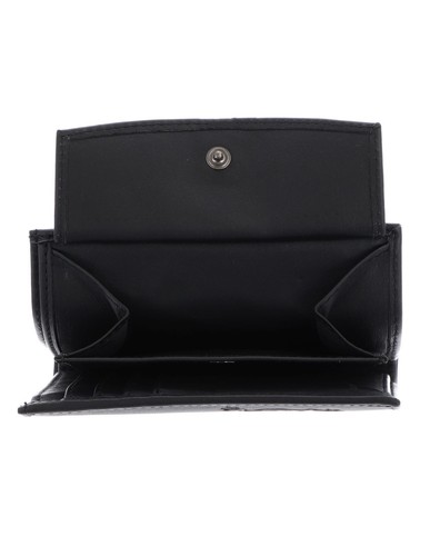 Cartera combinada oxmox Leather RFID Protect Lizard negra nueva - Imagen 6 de 10