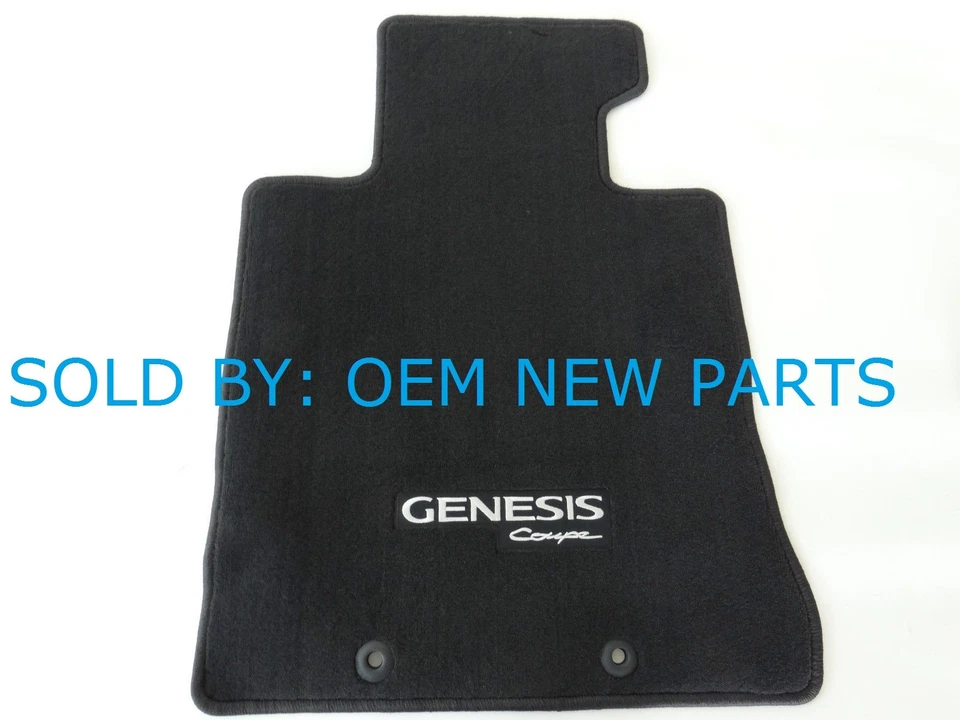 NEW 2010-2014 Hyundai Genesis 2 DR COUPE Carpeted Floor Mats FRONT & REAR, OEM Foto 2 de 4