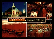 Postcard RPPC - Carriages Licensed Restaurant, Swan Hill, Victoria