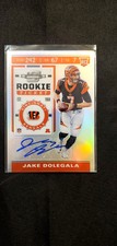 2019 Panini Contenders Optic Holo Prizm Rookie Ticket Autographs Jake Dolegala F