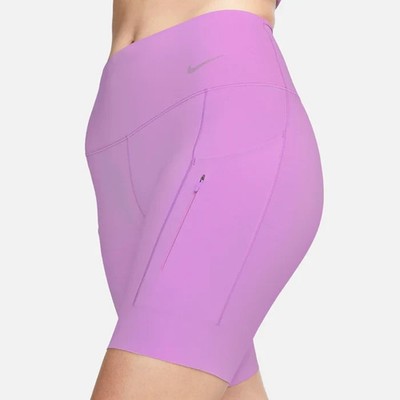 Nike Dri-FIT Go Women s Firm-Support Mid-Rise 8'' Shorts with Pockets DQ5925-532
