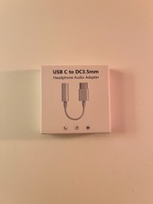 USB-C to DC3.5mm Headphone Audio Adapter