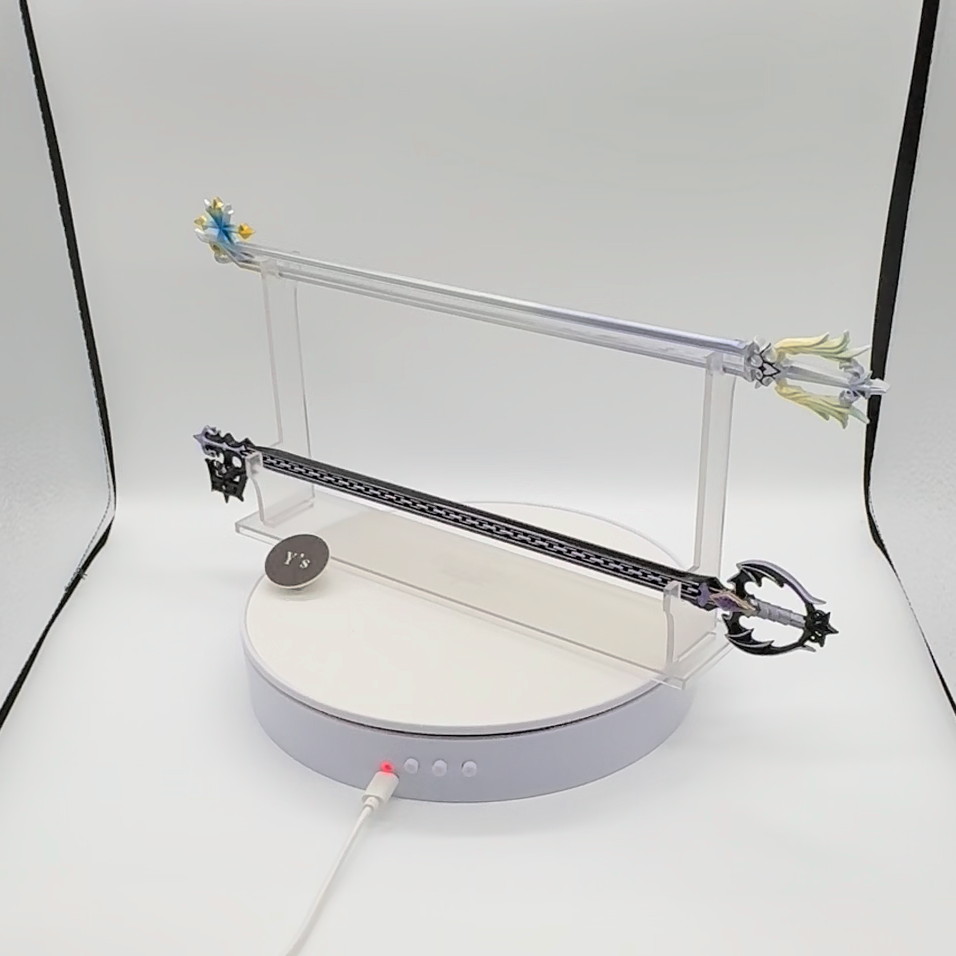 Kingdom Hearts Conductor Keyblade Set Oathkeeper & Oblivion