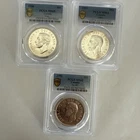 :1950 PCGS MS 65, 1951 PCGS MS64, And 1952 MS62 Graded Lot! All 3 Coins