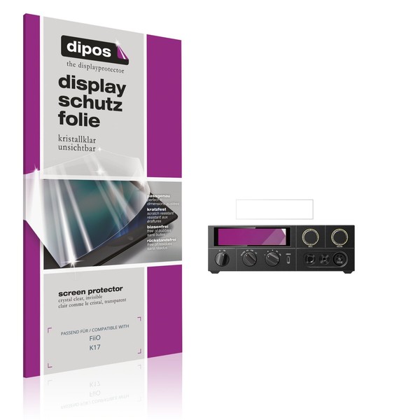 4X Schutzfolie Klar FüR Fiio K17 Displayschutzfolie Folie Display Schutz dipos-image