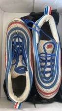 Nike Air Max 97 Puerto Rico OG Silver Blue Red DH2481-100 Men's Size 11.5