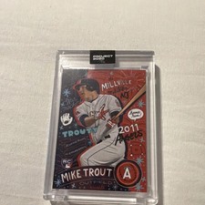 2020 Topps Project 2020 Rookie Mike Trout #142 Los Angeles Angels 2011 Update