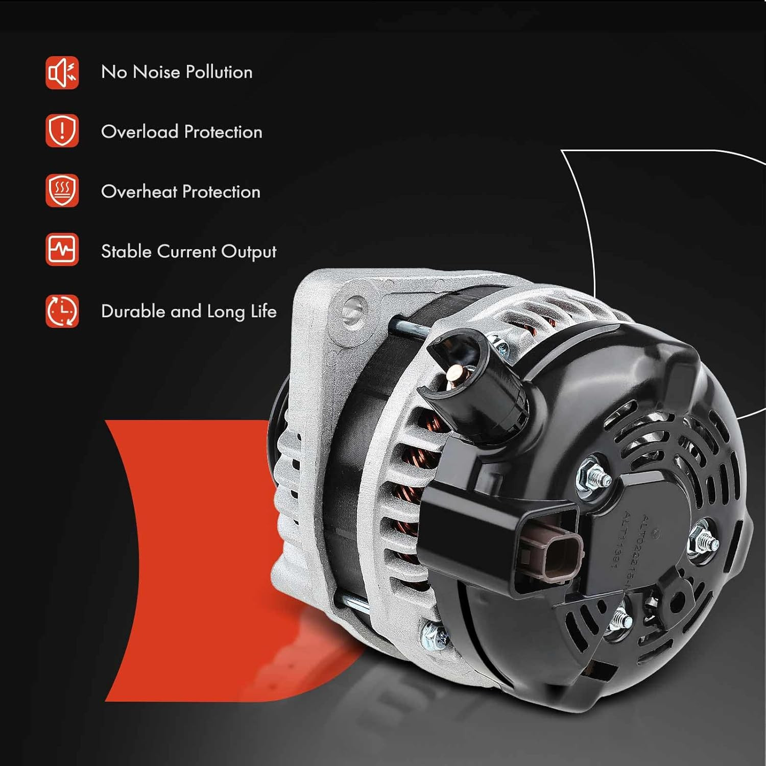 Alternator Compatible with Honda & Acura Models - Odyssey 08-10, Ridgeline Pi...