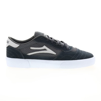 Lakai Cambridge MS4230252A00 Mens Gray Suede Skate Inspired Sneakers Shoes