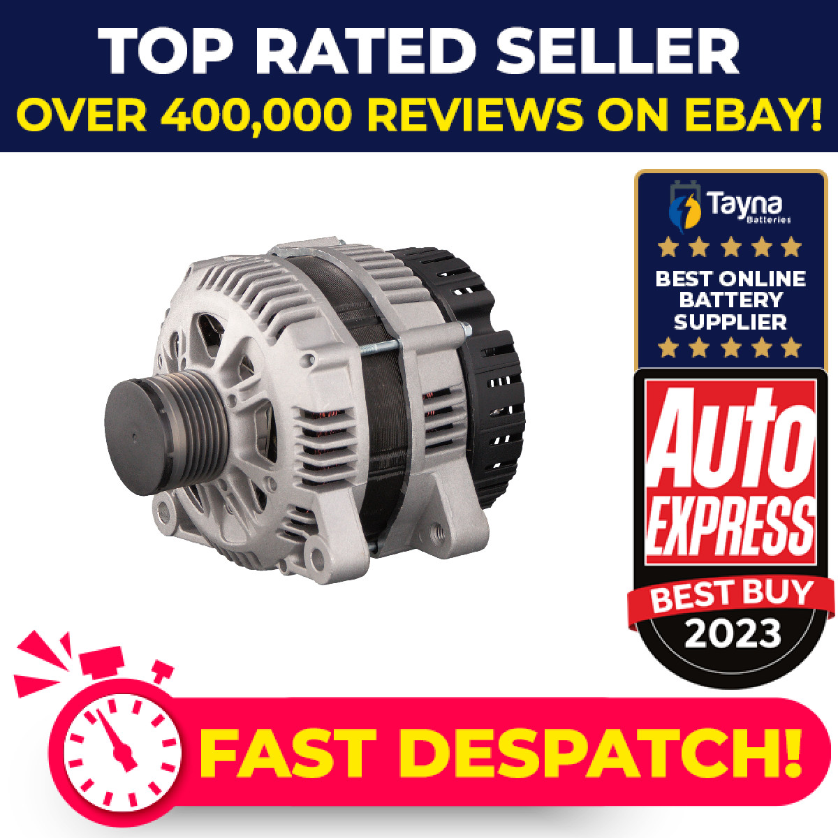 Alternator fits CITROEN C8 2.0D 2.2D 2002 on 5705AA 5705ER 57054S 9467560380 New