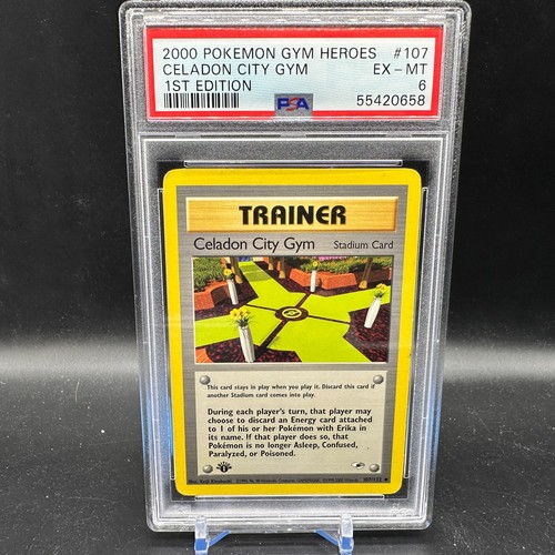 Celadon City Gym (1st Edition) graded PSA 6 for sale on eBay