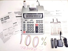 NEW+100% TESTED PERFECT+FREE ROLL Casio HR-150TM Business Printing calculator ob
