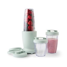 Anko 400W Nutri Pro Blender Green Compact Personal Smoothies Juicer Cups 3 Lids