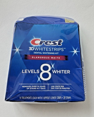 3D Whitestrips Glamorous White   Teeth Whitening Strips  14 Treatments