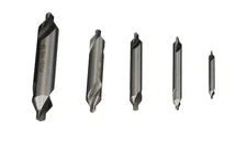 5 PIECE NO.1-NO.5 HIGH SPEED STEEL CENTER DRILL SET (5000-0020)