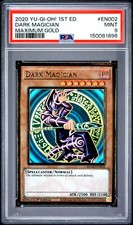 2020 YU-GI-OH MAXIMUM GOLD 1ST EDITION EN002 DARK MAGICIAN PSA 9