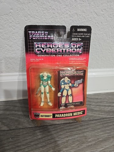 Hasbro Transformers Heroes of Cybertron PARADRON MEDIC Figure Generation One NEW - Picture 5 of 5