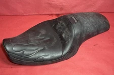 Corbin Leather Seat Saddle Harley Davidson 84-99 Flames