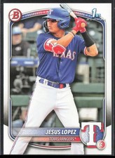 2025 Bowman Prospects Jesus Lopez Texas Rangers #BP-88